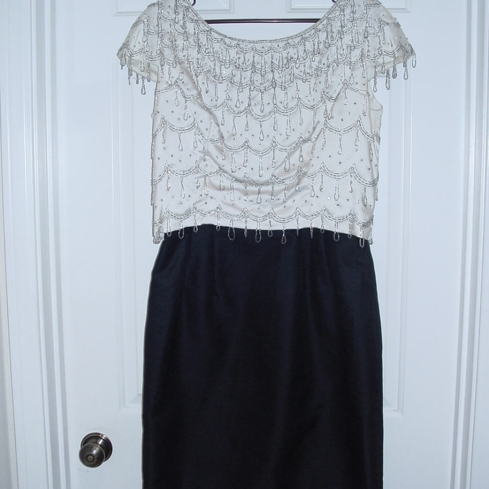 Seymour Jacobson 40’s Vintage Beaded Party Dress